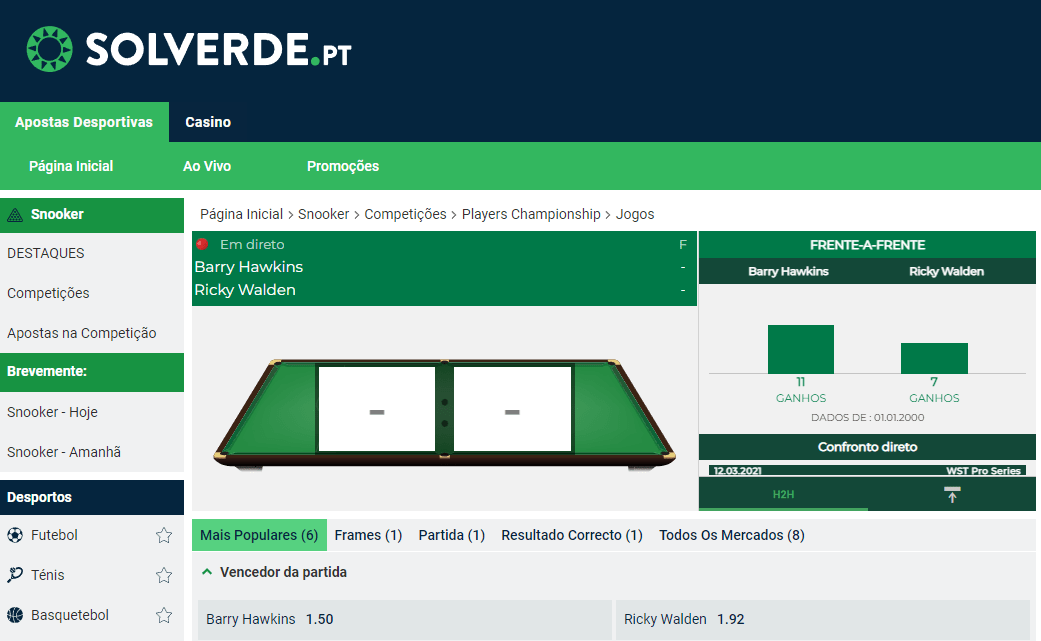 Snooker Solverde
