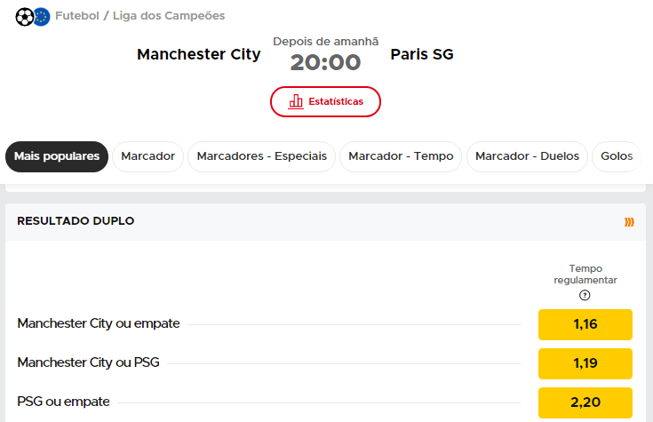 apostas de Futebol