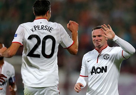 Van Persie e Rooney