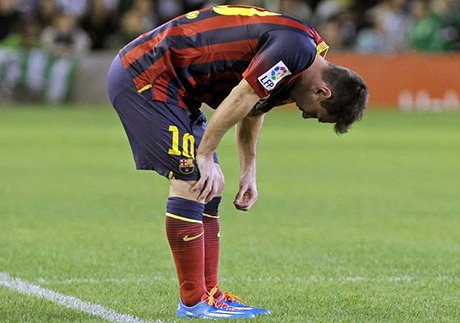 Messi derrotado
