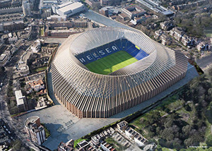 Protótipo do novo estádio do Chelsea FC Protótipo do novo estádio do Chelsea FC