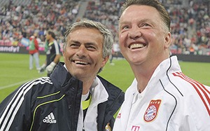 Irá Mourinho, que treinou o Barcelona com van Gaal, substituir o holandês como futuro técnico dos Red Devils? Irá Mourinho, que treinou o Barcelona com van Gaal, substituir o holandês como futuro técnico dos Red Devils?
