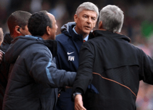 Arsène Wenger & Alan Pardew