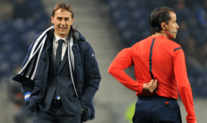 Julen Lopetegui e o Árbitro