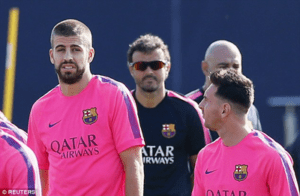 Luis Enrique & Lionel Messi