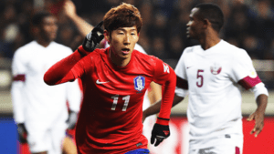 Son Heung-min na Seleccão da Coreia do Sul