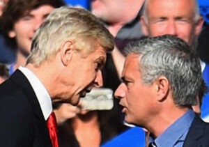 Estes dois quase chegaram a vias de facto e Mourinho adora sublinhar o factor de Wenger não ganhar nada. Estes dois quase chegaram a vias de facto e Mourinho adora sublinhar o factor de Wenger não ganhar nada.