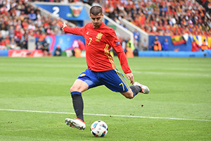 Morata será uma das principais apostas no ataque espanhol.