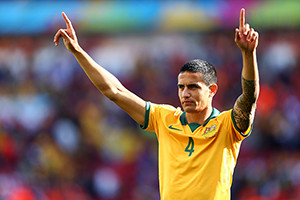 Tim Cahill, o melhor marcador da história da selecção australiana.