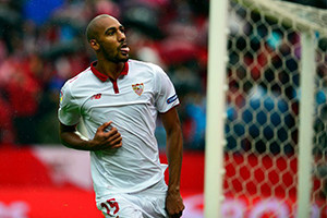 Golo solitário de N'Zonzi coloca Sevilla no 2º lugar.