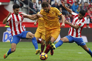 Empate do Sporting Gijón foi o suficiente para os tirar da zona de relegação.