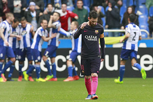 Barcelona cai na Galiza, às mãos do Deportivo da Corunha.