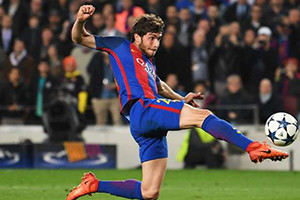 O lance do golo que Sergi Roberto nunca mais irá esquecer.