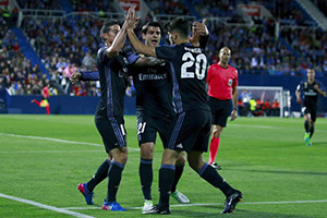 James Rodríguez, Morata e Asensio foram fundamentais na vitória.