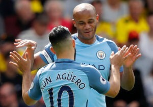 O City garante o terceiro lugar e Guardiola diz que conta com estes dois para a próxima época. O City garante o terceiro lugar e Guardiola diz que conta com estes dois para a próxima época.