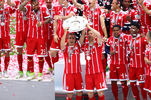 Bayern venceu no jogo de despedida de Lahm e Alonso. Bayern venceu no jogo de despedida de Lahm e Alonso.