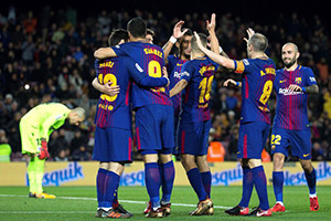 Vitória por 4-0 sobre o Deportivo parece ser mais um dia normal em Camp Nou.