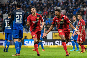 Vitória expressiva em casa do Hoffenheim coloca Leões na 2ª posição.