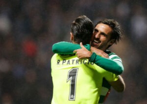 Rui Patricio e Bryan Ruiz