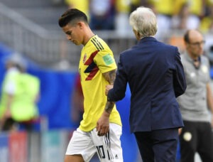 Pékerman diz-se muito preocupado com a situação de James Rodríguez, que continua em dúvida.