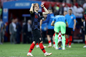 Modric tem liderado a selecção croata rumo à glória.