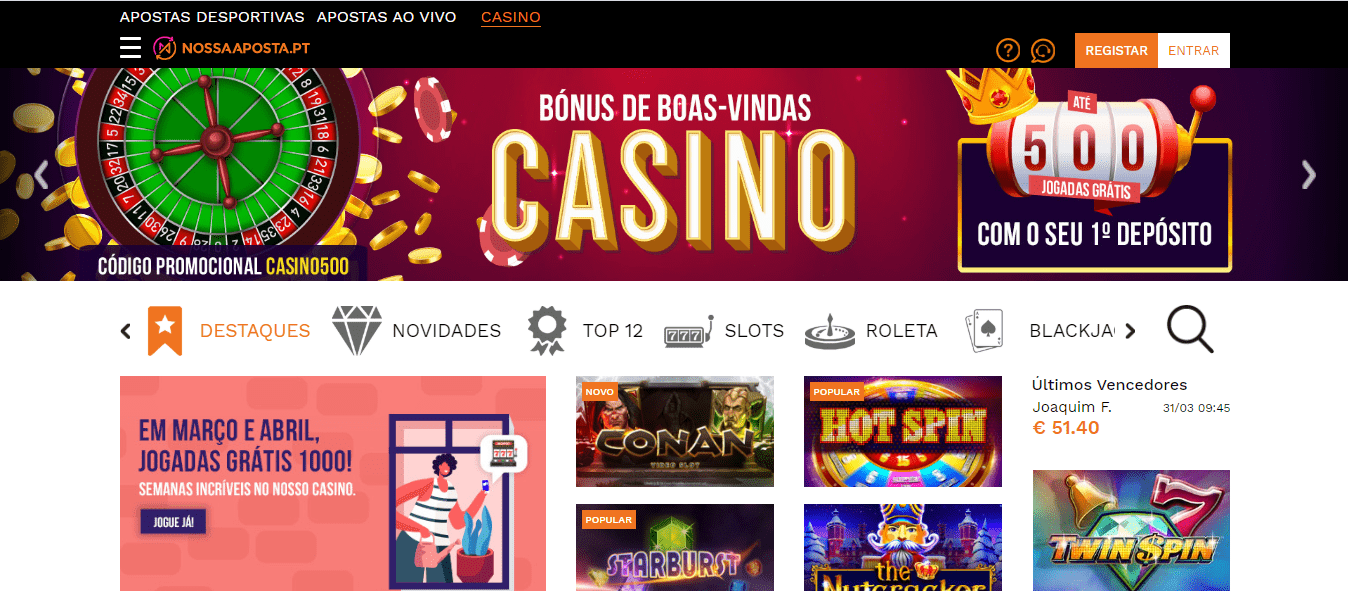 nossa aposta casino