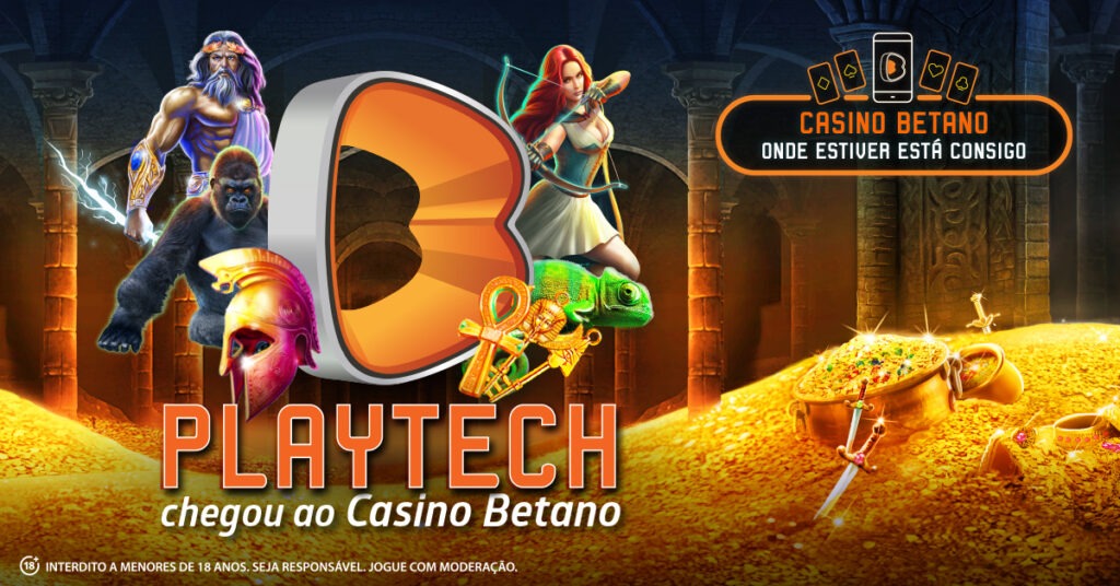 Slots Playtech no Casino Betano