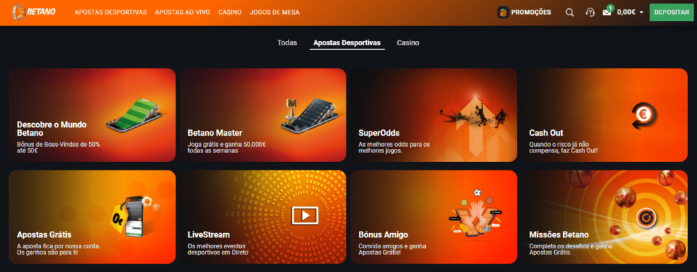 Bónus e Promoções nas apostas desportivas online 
