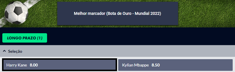 Bota de Ouro Mundial 2022 - Harry Kane
