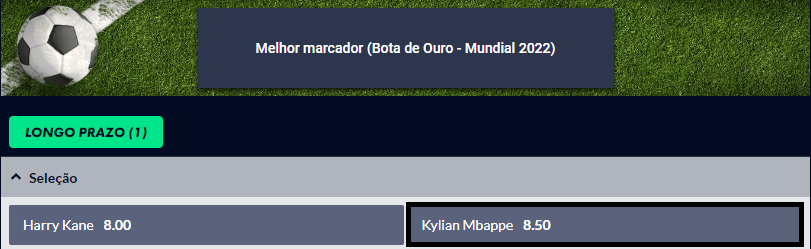 Bota de Ouro Mundial 2022 - Kylian Mbappé