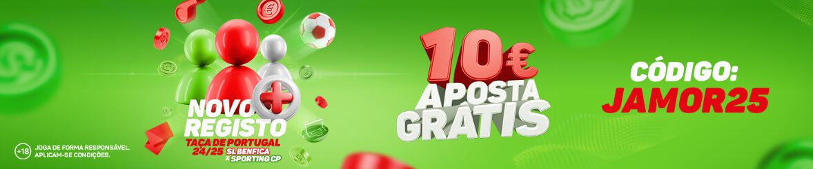 10€ em Aposta Grátis na Final da Taça de Portugal