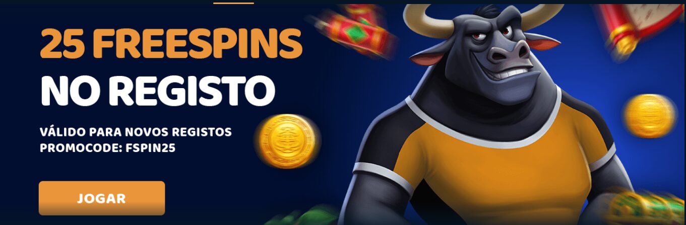 25 Free Spins no Registo
